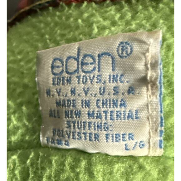 Macys Muppets Kermit the Frog Plush Eden Toys Jim Henson 24” Plaid Vest Bow Tie - Picture 6 of 9